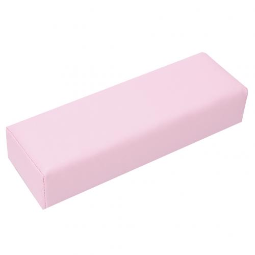 Almohada de esponja suave para decoración de uñas, soporte para manos, cojín, reposabrazos, herramienta de salón de manicura, alfombrilla para uñas: Rosa