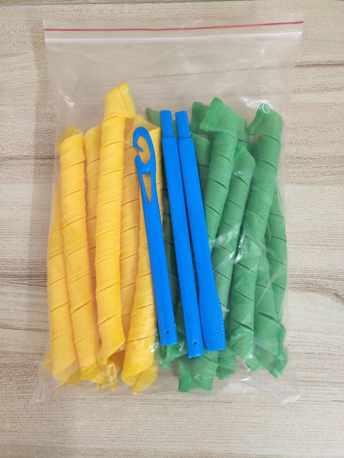 Baguette pour bigoudis les cheveux, bigoudis boucles saines, boucles ne font pas mal, rouleaux de forme, outil de coiffure: 55cm