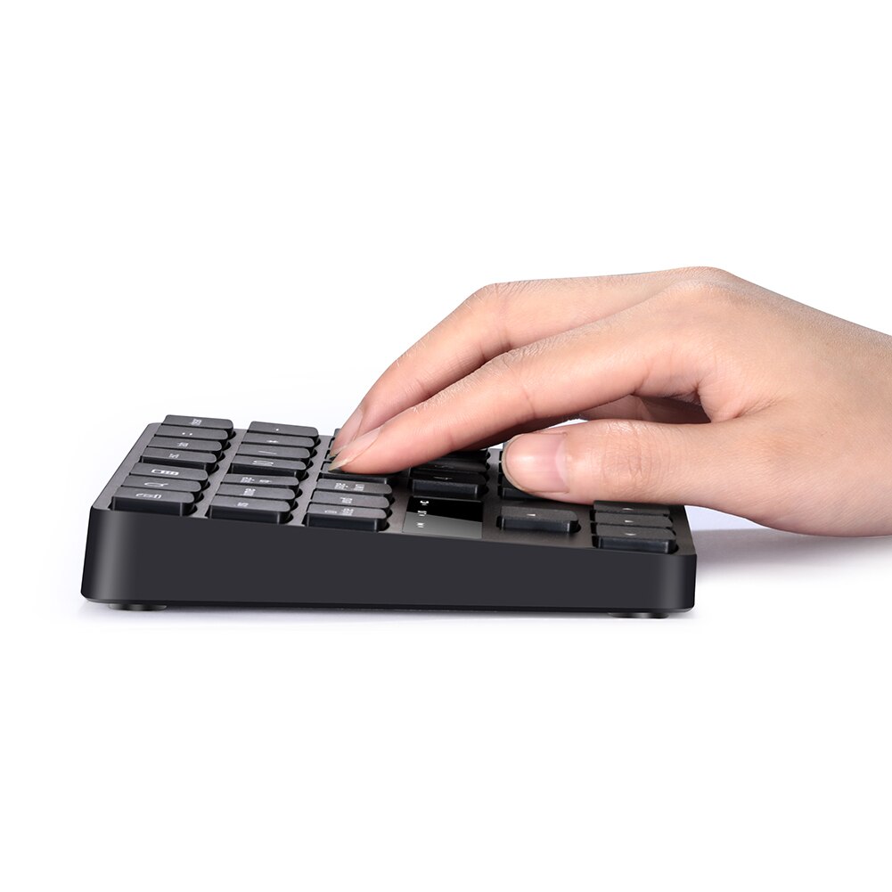 Mini Toetsenbord Een Hand Ergonomisch Game Toetsenbord Draadloze Nummer Pad Oplaadbare Toetsenbord Voor Laptop Pc