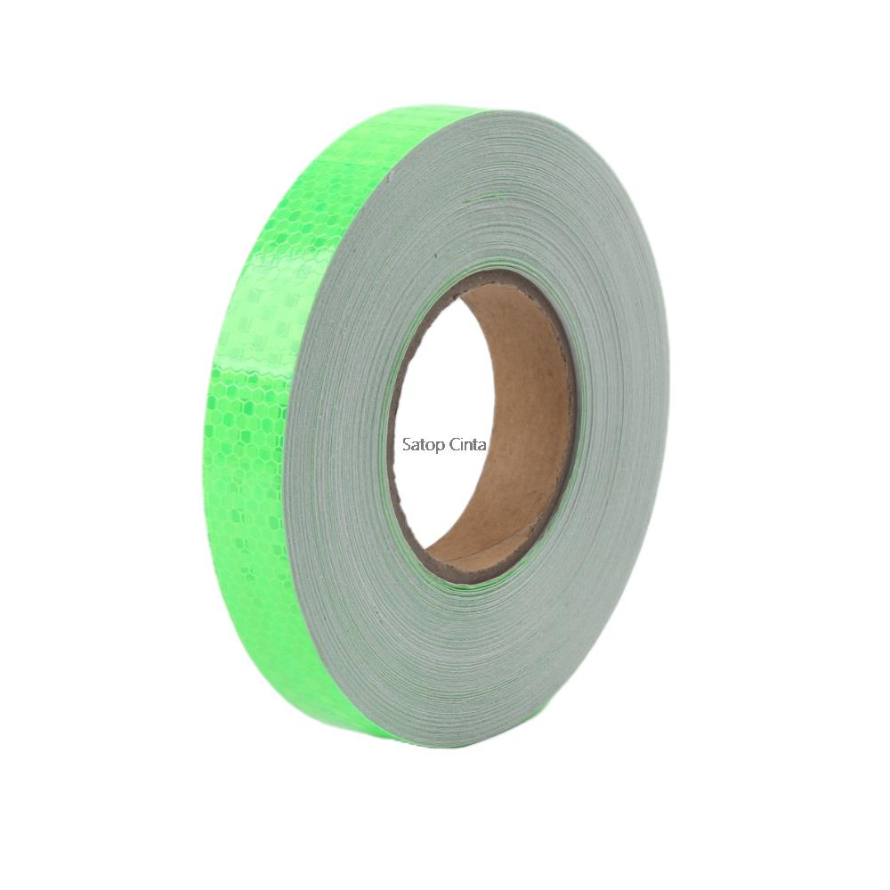 3M-Cinta adhesiva reflectante para bicicleta, tira de seguridad blanca, roja, fluorescente, amarilla, Reflector, pegatina para coche, 2,5 cm de ancho: Gris claro