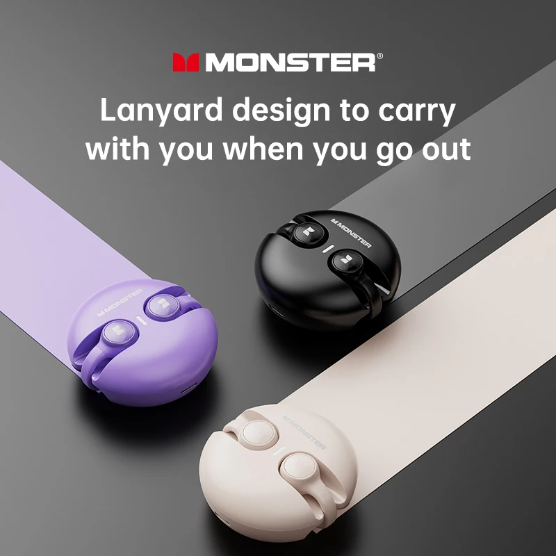 Oryginalny potwór XKT21 Bluetooth V5.3 słuchawki do muzyki słuchawki czysty głos połączenia krótki czas oczekiwania zestaw słuchawkowy z redukcją szumów z mikrofonem