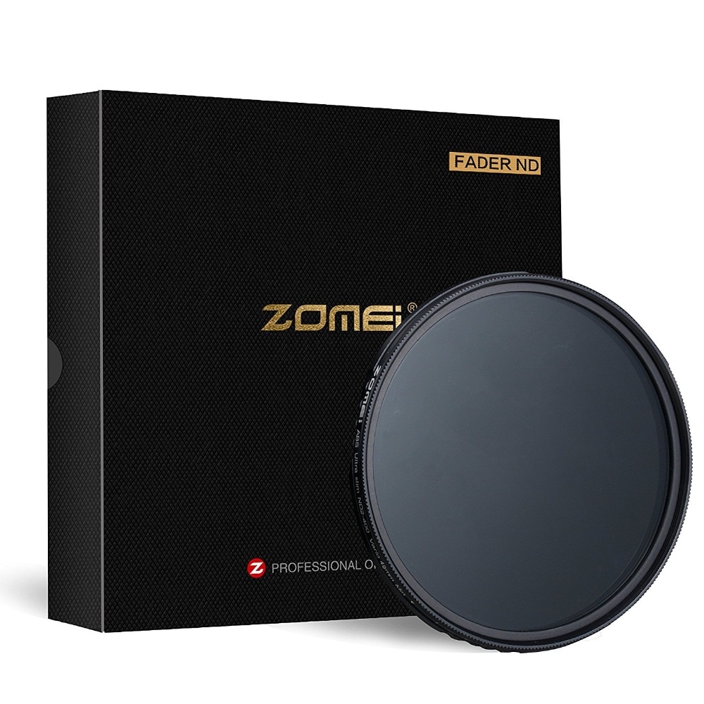 Zomei Ultra mince ABS Fader ND ND2-400 Variable réglable densité neutre filtre pour objectif DSLR 49/52/58/67/72/77/82mm