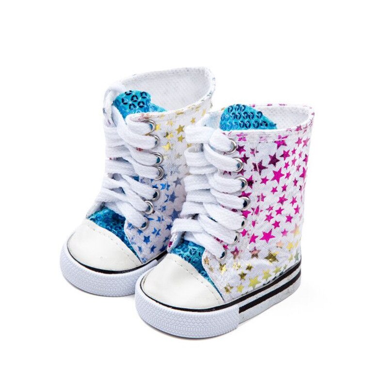 Fit 17 inch 43cm Doll Shoes Baby Born Doll Accessories Purple Red Blue Pink Shoes For Baby Birthday: q-109