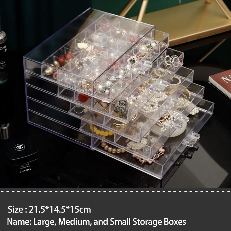 Caja organizadora de plástico transparente multifuncional con rejillas, contenedor, caja de almacenamiento para decoración de uñas, organizador de cuentas, joyería DIY para manicura: Verde claro