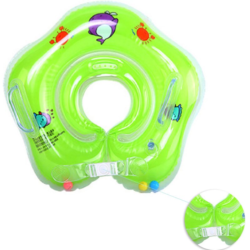 Tube de natation gonflable pour bébé, anneau de cou, flotteur de sécurité pour bébé, accessoires de natation d'eau gonflable Flamingo
