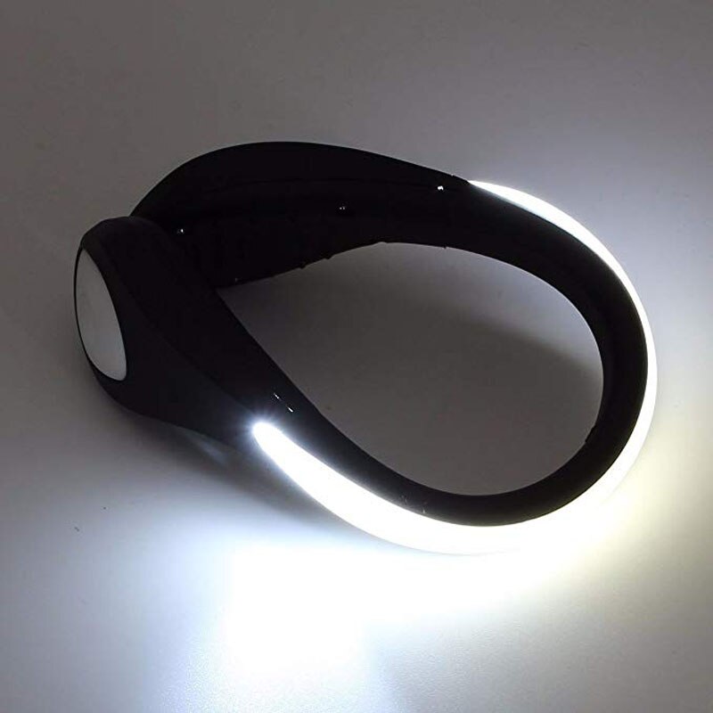 Led sko clips lys nat sikkerheds sko lys blinkende og konstant led lysende reflekterende