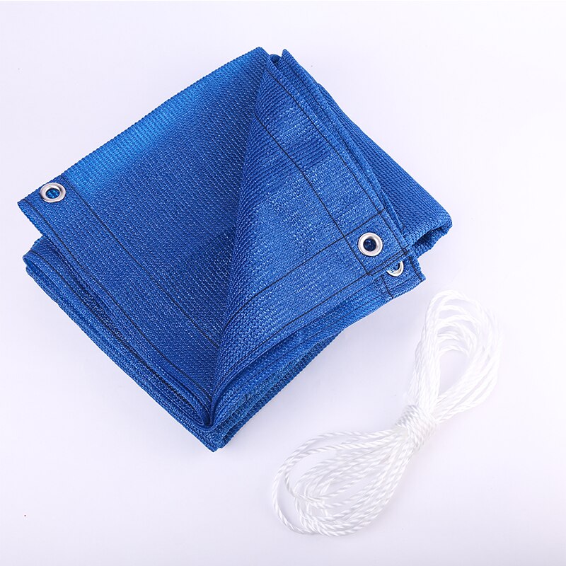 Thicken Blue Sun Shade Net Anti-UV HDPE Garden Shading Net Outdoor Balcony Safety Privacy Net