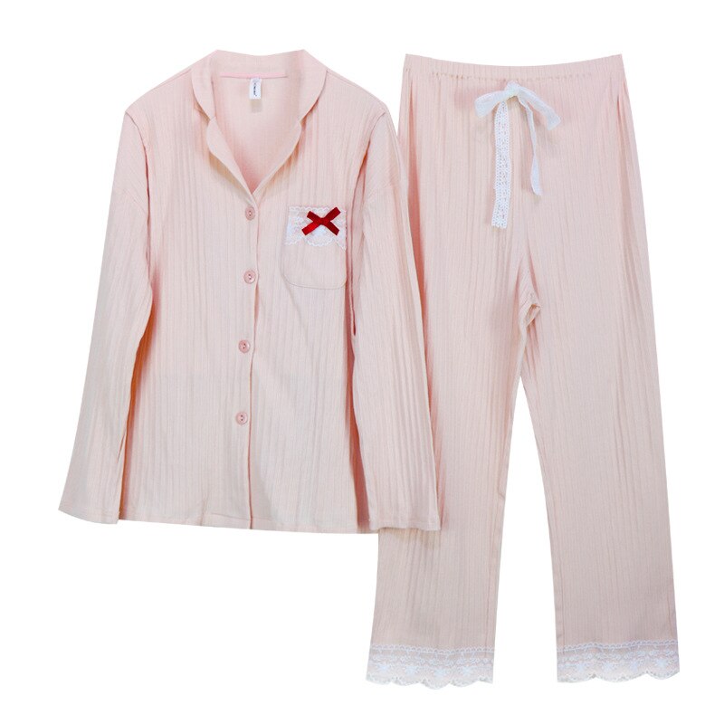 Pregnant Women Pajamas Cotton Long-Sleeved Nursing... – Vicedeal