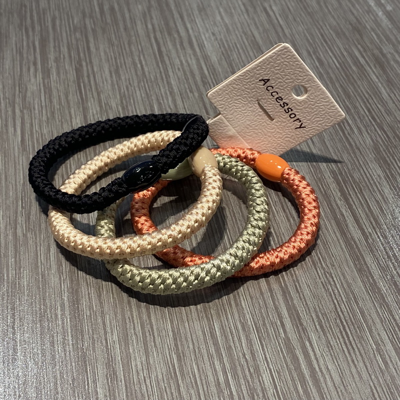 4 stks/set Vrouwen Hoge Elastiek haar elastiekjes Weave Rubberen Bandjes Voor Armbanden dames elastieken haarelastiek knekki haar elastiek Mode knekkies haar elastiek haarelastiekjes dames: Paars