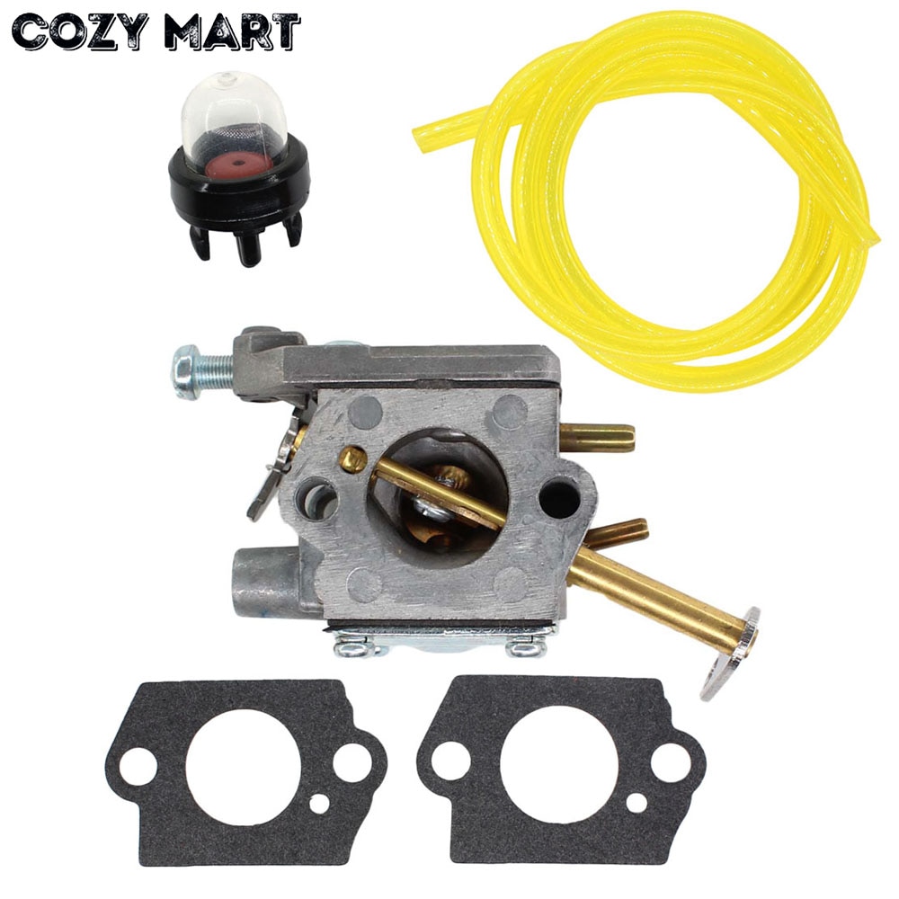 Carburetor For Homelite 33cc Chainsaw 300981002 UT-10532 UT-10926 & Ryobi RY74003D Carb Fuel Line Primer Bulb Gasket