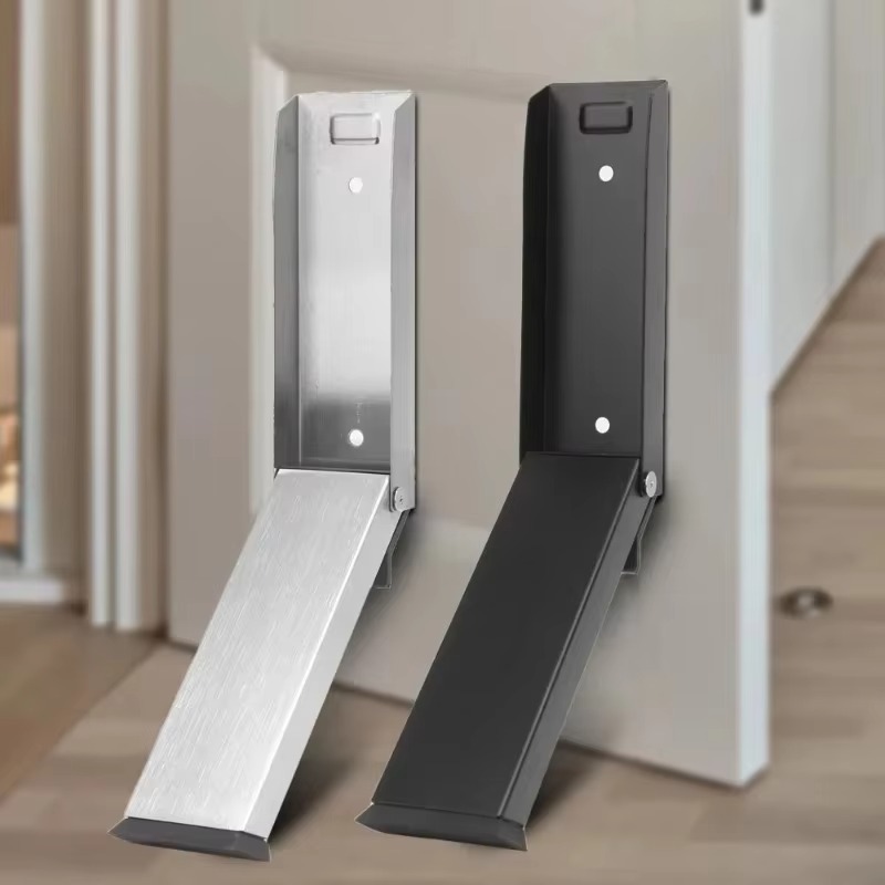 3/1PC Magnet Door Stop Catches Stainless Steel Pedal Down Door Stops Anti-collision Cabinet Push Non-Slip Magnetic Closer Holder