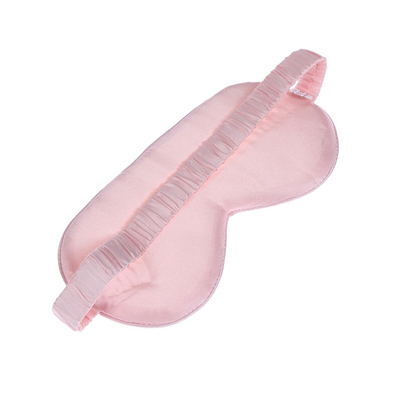 Silk Soft Sleep Mask Shading Natural Sleeping Eye Mask Cover Portable Travel Health Sleep Eyepatch Blindfolds