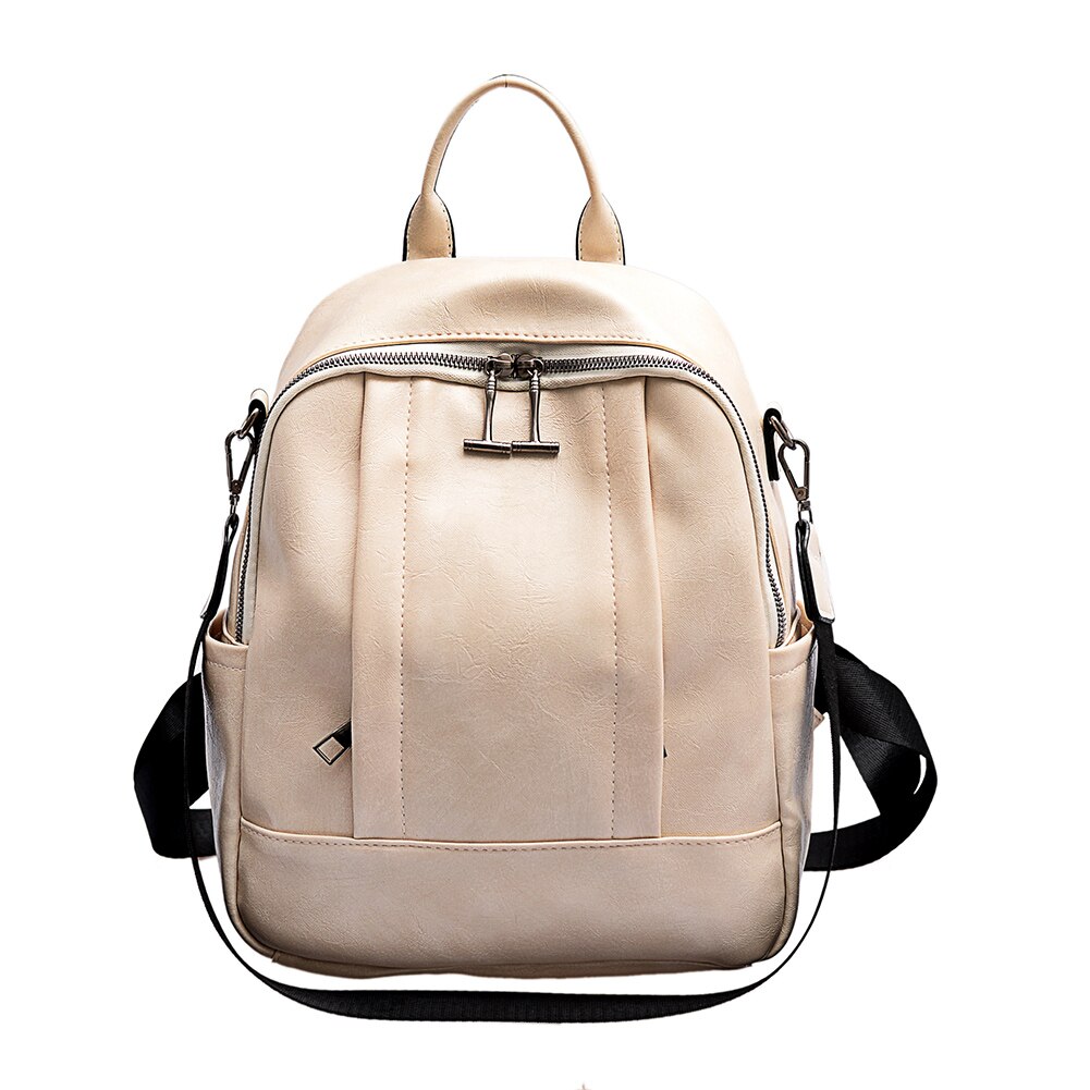 Damesrugzak lente zacht leer vrijetijdsreistas grote capaciteit portemonnee
