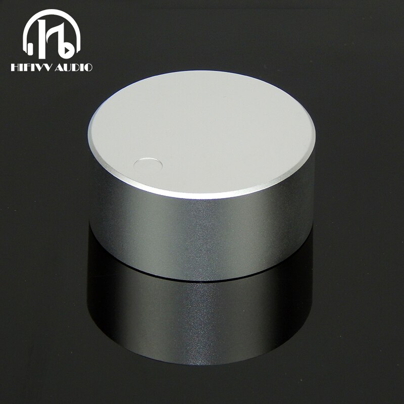 Hifi -knap forstærker aluminium volumenknap 1pc diameter 48mm højde 22mm forstærkerknap højttaler potentiometer -knap