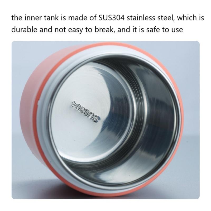 1 pcs Portable Stainless Steel Soup Cup Breakfast Porridge Soup Pot Work Lunch Box Portable Water Cup Vacuum Flasks