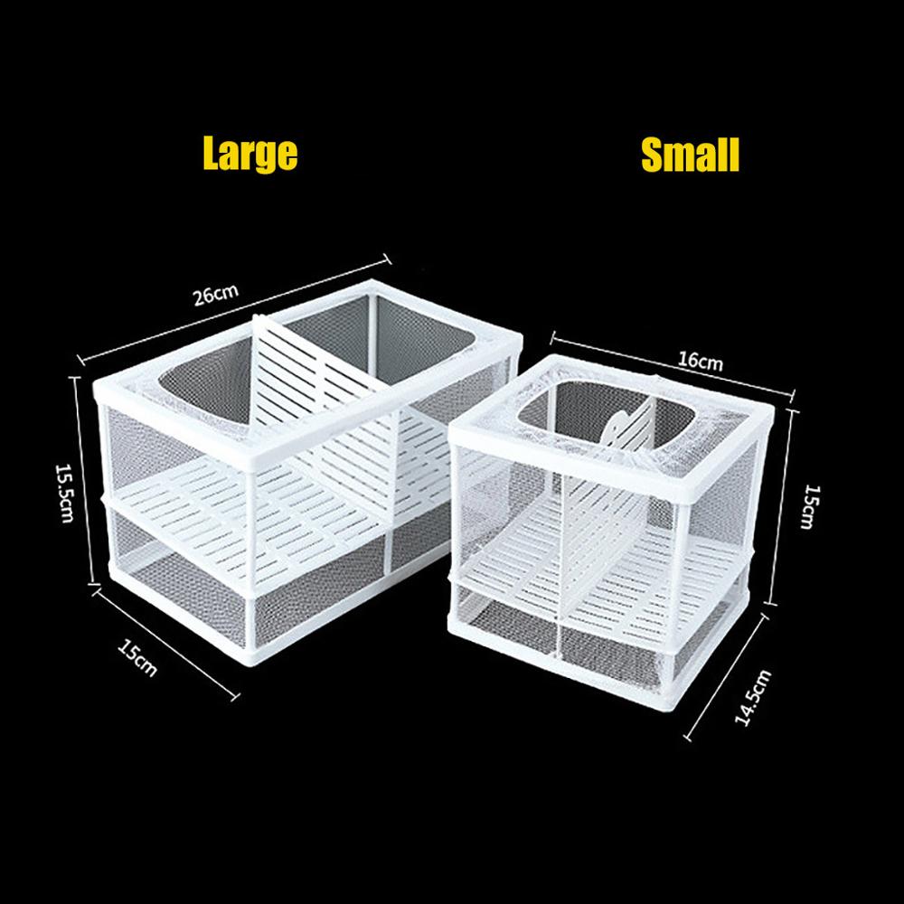 Poisson BreedingHatcher Net 1 Pièces Pisciculture Incubateur Suspendu Filet Maille L'écloserie Boîte D'isolement Pour Aquarium Accessoire