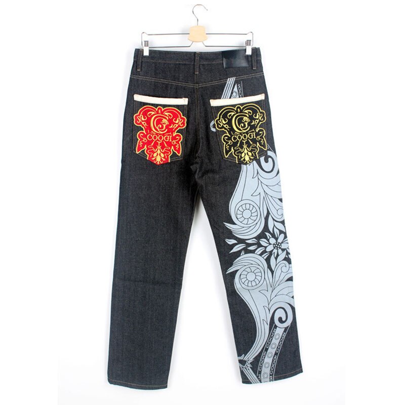 2019 calças de Brim Dos Homens Novos da Marca Hip Hop Skate Homens Calças de Ganga Largas Calças Jeans Denim Calças Casual Solta Calça Jeans Hiphop Rap tamanhos grandes