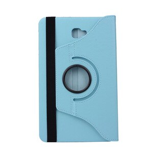 Pokrywa dla Samsung Galaxy Tab A 10.1 przypadku 360 obrotowy stojak kılıf na Samsung Galaxy Tab A 10 cal SM-T580 SM-T585 etui na tablety: Sky blue