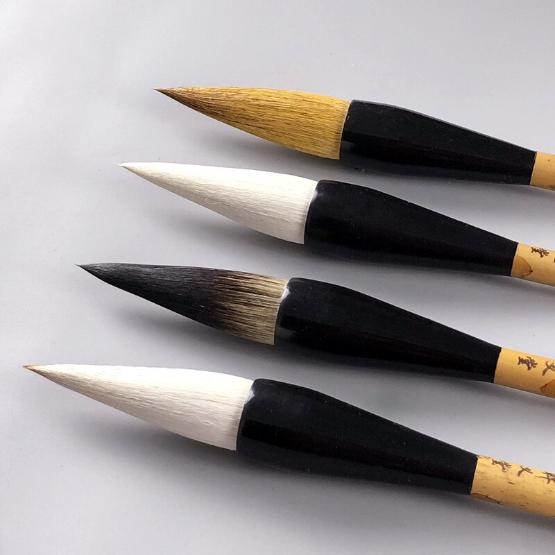 Chinese Calligraphy Pen Maobi Chinese Brush Large Hopper-shaped Brush Couplet Writing Landscape Ink Painting Writing Brush Draw