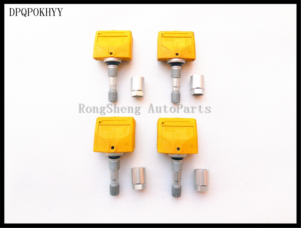 DPQPOKHYY Set of 4 TPMS Tire Tyre Pressure Sensor For Nissan GT-R R35 Z34 40700-JY00B