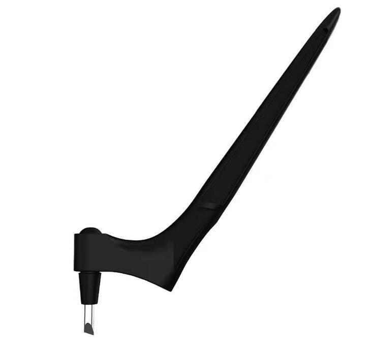 DIY Craft Paper Cutting Tools 3 Blades 360 Rotating Blade Craft Cutting Knife Wear-Resisting Cutter Handmade Art Carving Tool: Black Cutter