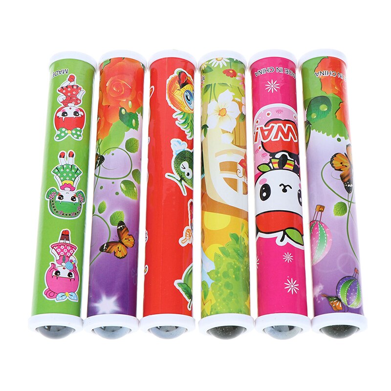 1Stck Magie Kaleidoscopes Bunte Quaddel Beste freundlicher freundlicher Beste Spielzeug Pädagogisches Spielzeug Zufällige Farbe