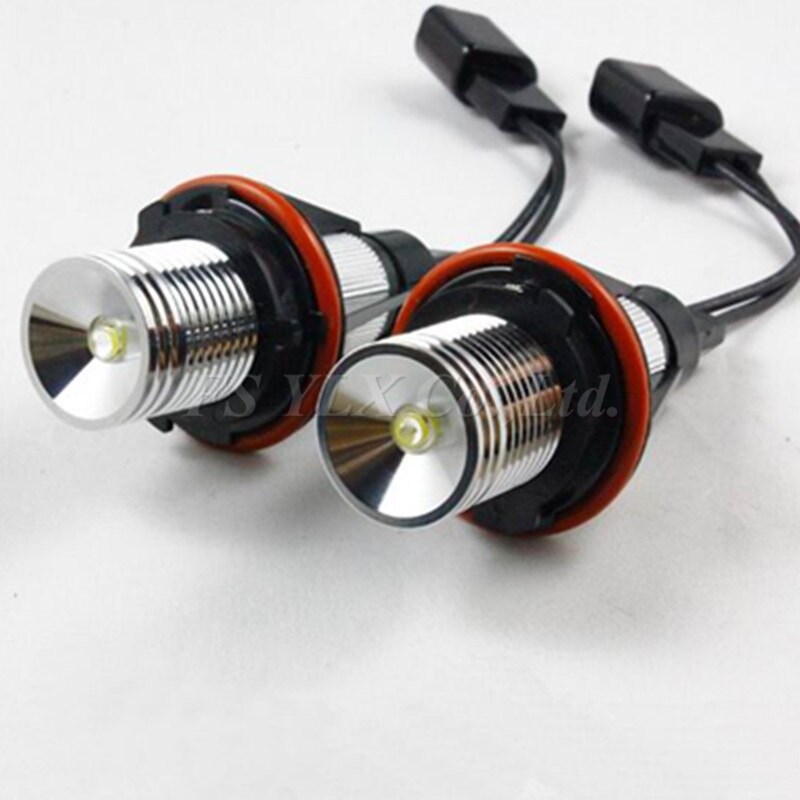 FSYLX 1set LED Angel Eyes LED Marker für BMW E39 xenon weiß led angel eye halo-licht FÜR BMW e53 E60 E61 E63 E64 E65 E66 E87
