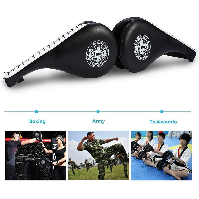Taekwondo Double Kick Pad Target Tae Kwon Do Karate Kickboxing Training Kicking Pad Practice Kick Target Training Pad