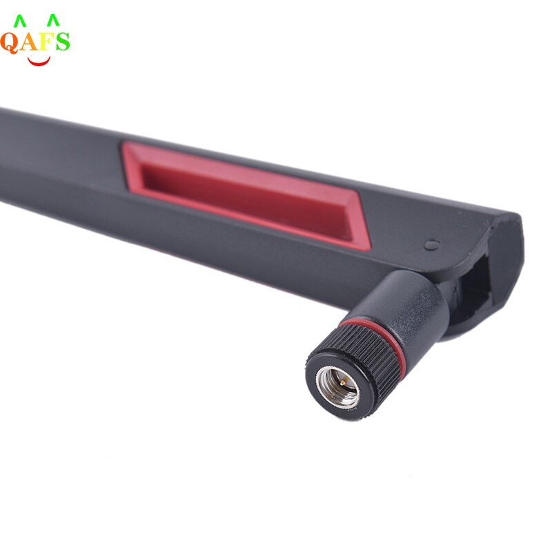 2400-2500MHz 500-5850MHz Dual Band Wifi Antenna High Gain 12dbi Ap Aerial 19.5cm With Sma Male Connector For Wilress Wlan Router