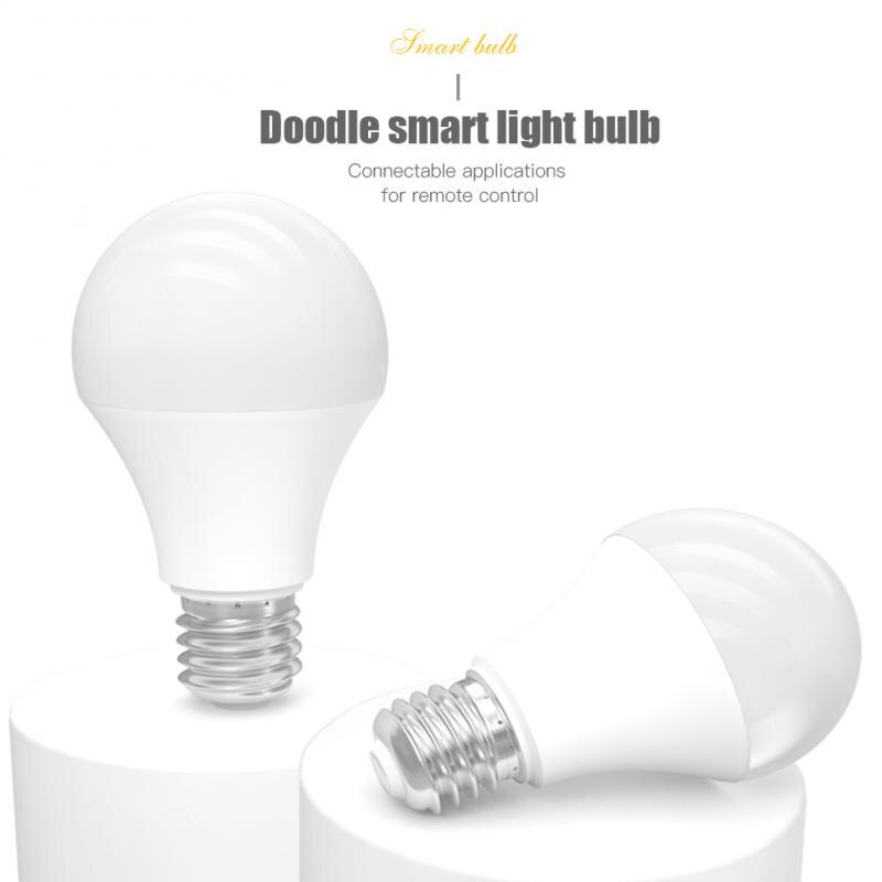 Bombilla inteligente B22 E27, foco Led regulable con Wifi, Tuya/Smart Life, Control por aplicación, funciona con Alexa y Google Home