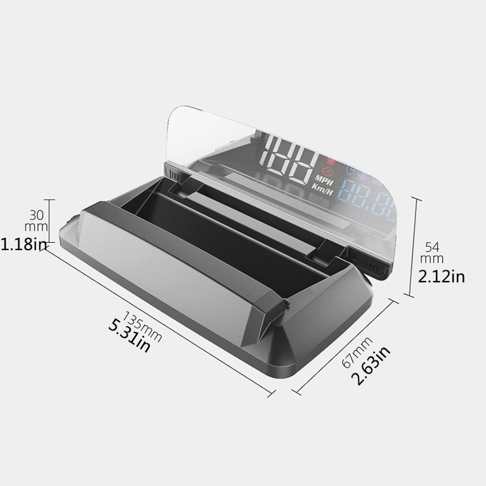 1 Set Optical General Hud Driving Computer Obd Setting Projector Head Up Display H400S Car Computer Monitor