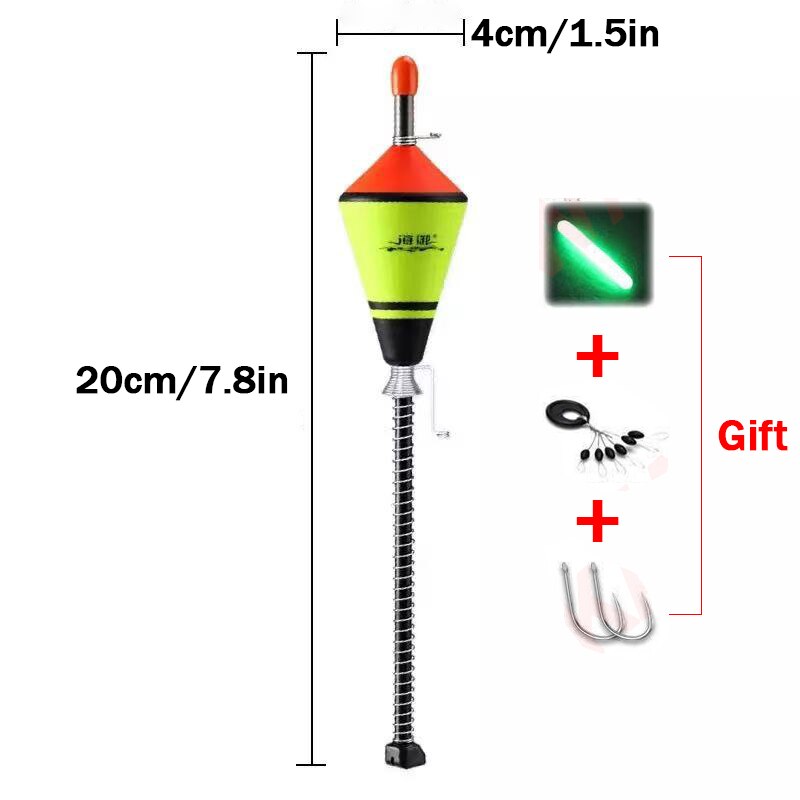 New1Pcs Draagbare Automatische Karpervissen Vlotter Visgerei Accessries Snelle Vissen Artefact + Ccessoires Set Outdoor Vissen Apparaat: B55-2