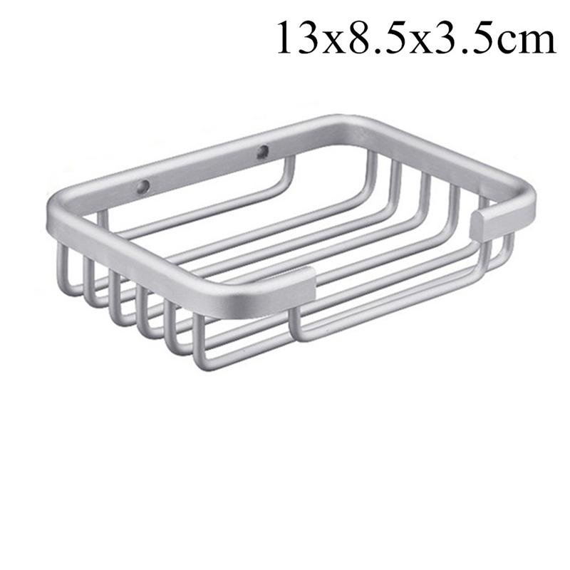 Vliegende Schotel Zeepbakje Rvs Zeep Houder Voor Badkamer En Douche Zeep Houder Double Layer Aftappen Zeepkist: B