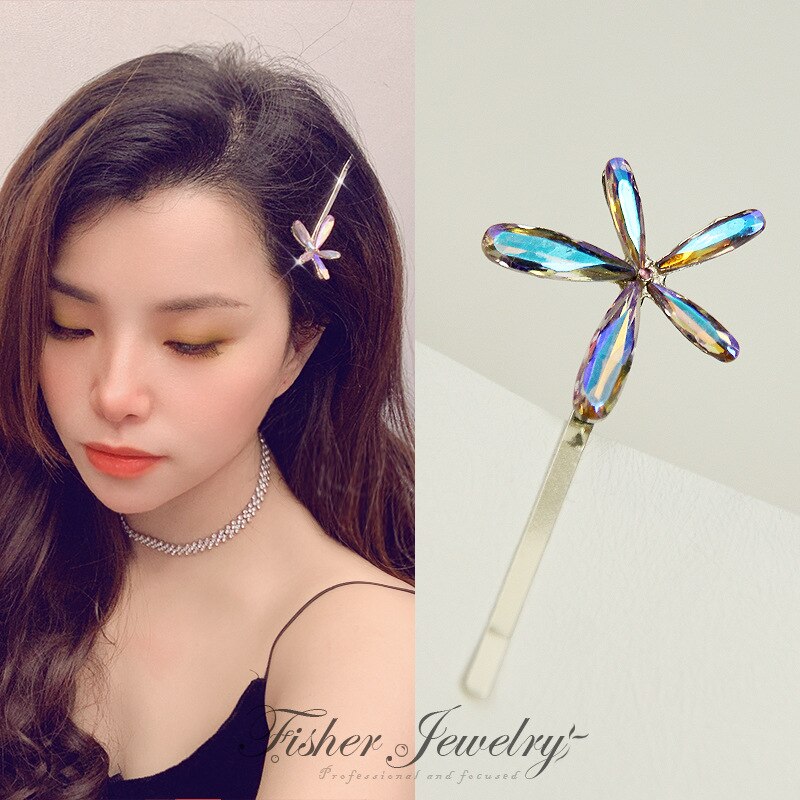 exquisit elegante Perle Strass Haarnadeln Frauen Mädchen Haarspangen Stifte Haarspangen Zubehör Hairgrip Kopfschmuck Kopfbedeckung