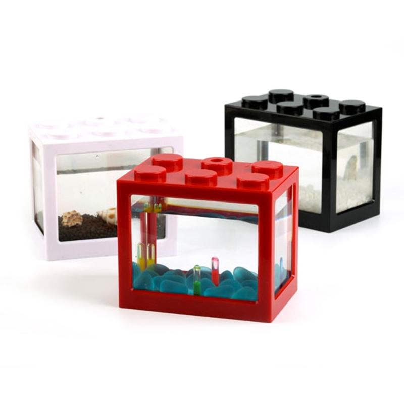 Akvarium betta akvarium tang kugle edderkop boks myre boks lille mini krybdyr række tank