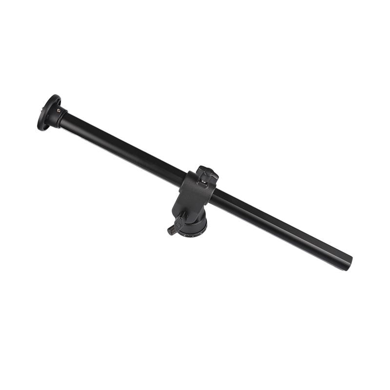 Camera Tripod Boom Arm External Multi-Angle Center Column Extension Arm Locking Mount System Horizontally Vertically Rotatable