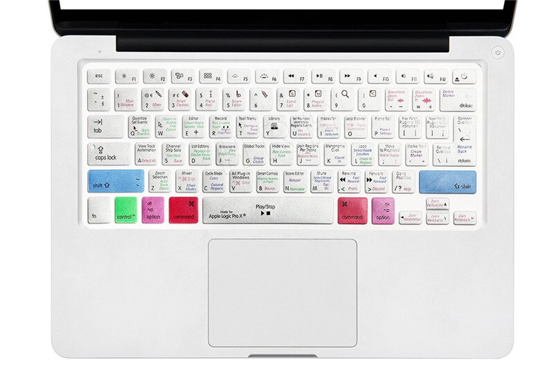 Hrh premiere pro final cut pro x ai ps genvej tastatur skin cover til macbook air pro retina 13 15 17 us/ eu layout både: Logik pro x