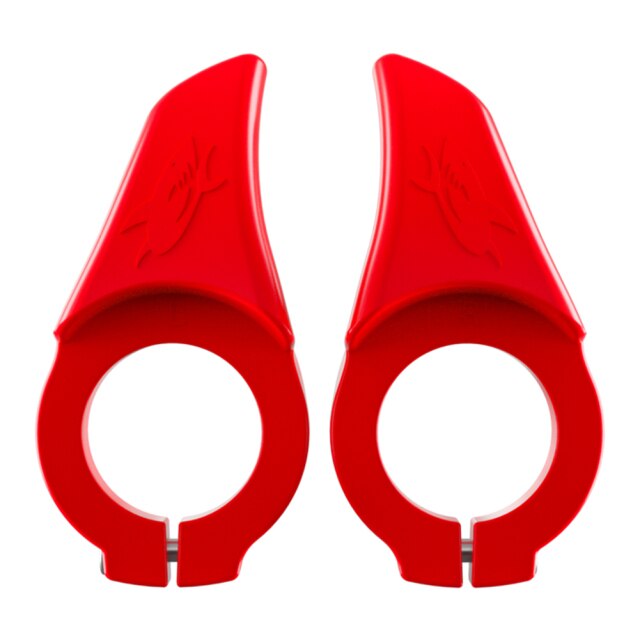 1 Pair Bicycle Handlebar Small Auxiliary Handlebar End Bike Handle Bar Ends Fit for Road Bike Mountain Bicycle Accessories: Red