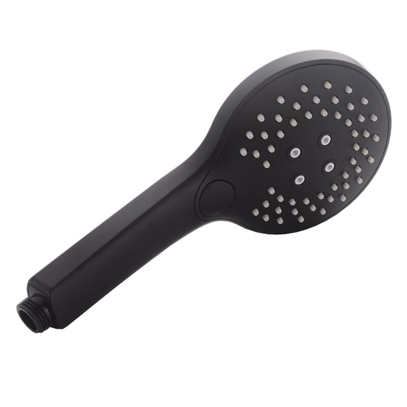 Push Button Hand Shower Head 3-Function Hand Held Showerhead Handheld Showering Wand Shower System Replacement Part Polished C