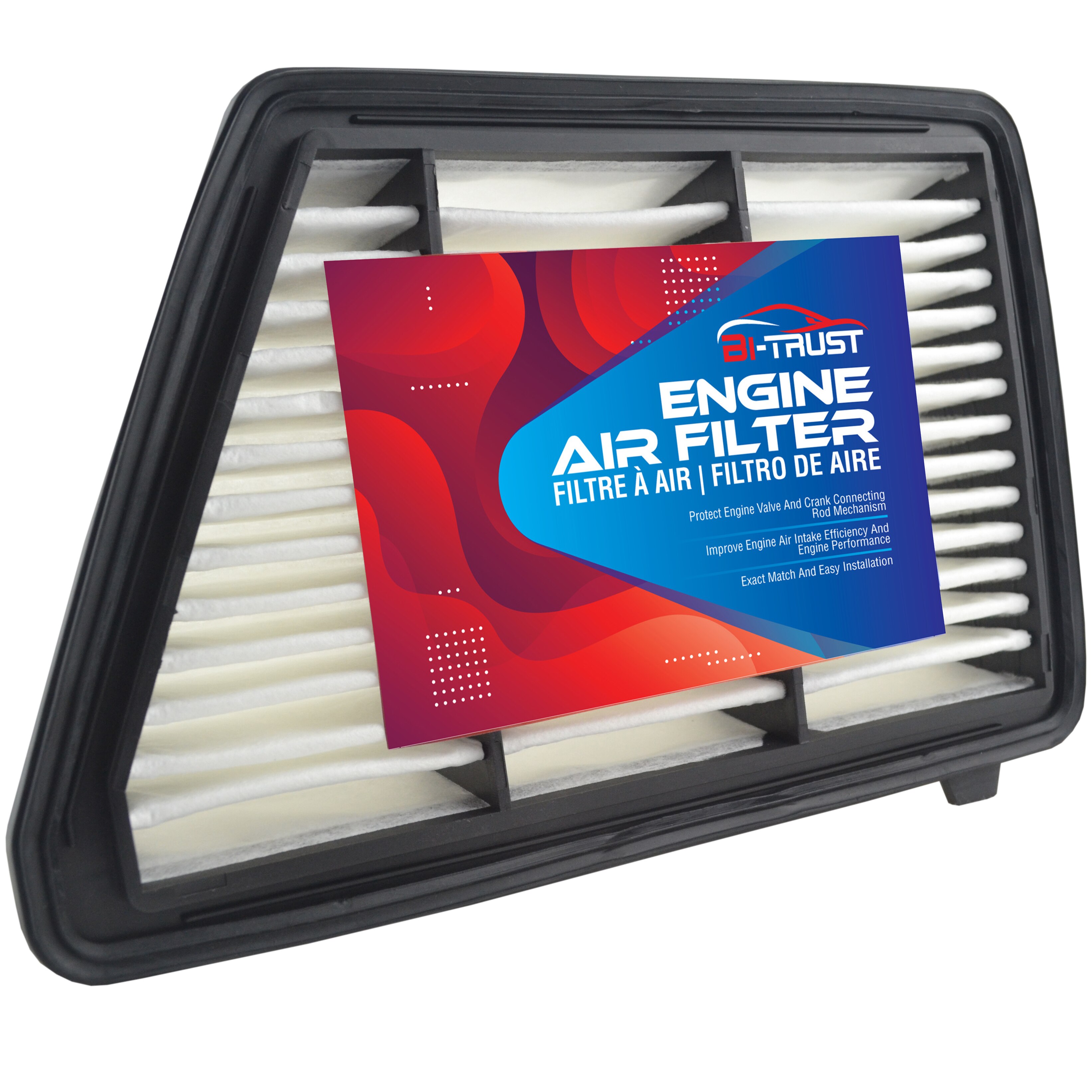 Bi-Trust Engine Air Filter for Honda CR-V 2.4L 17220-5PH-A00