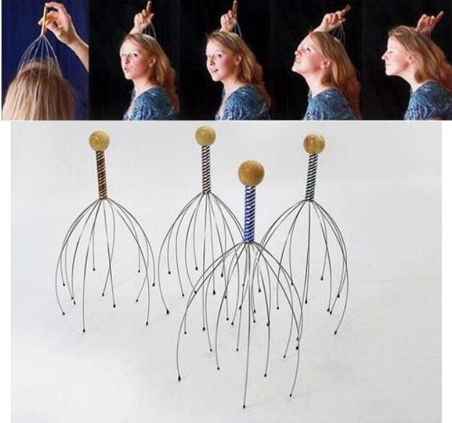 12 steel wire Head Neck Scalp Massage Massager Equipment Stress Relax