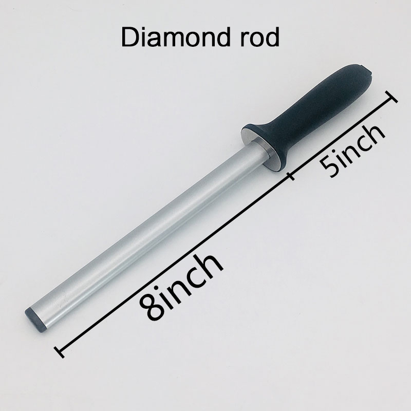 6"/8"/10"/12" Knife Sharpener Sharpening Ceramic Rod ABS Handle Honing Knife Sharpener for Knives Sharpening Steel Musat