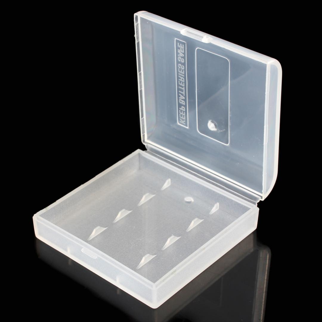 10 stück aufbewahrungsboxen aus hartplastik für aaa-batterien