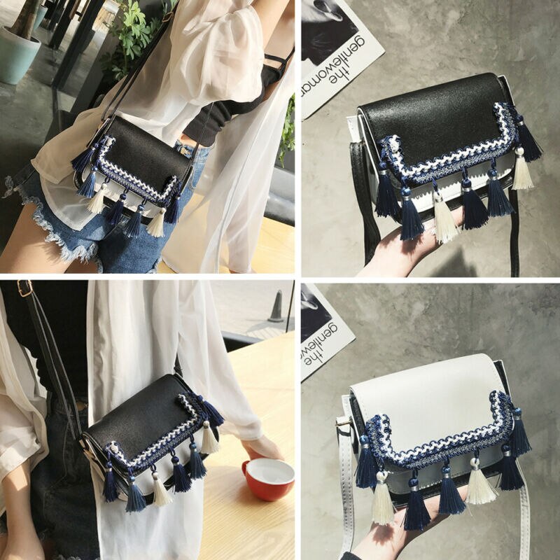 Kvinnor axelväska handväskor pu läder crossbody handväska tote väska lot