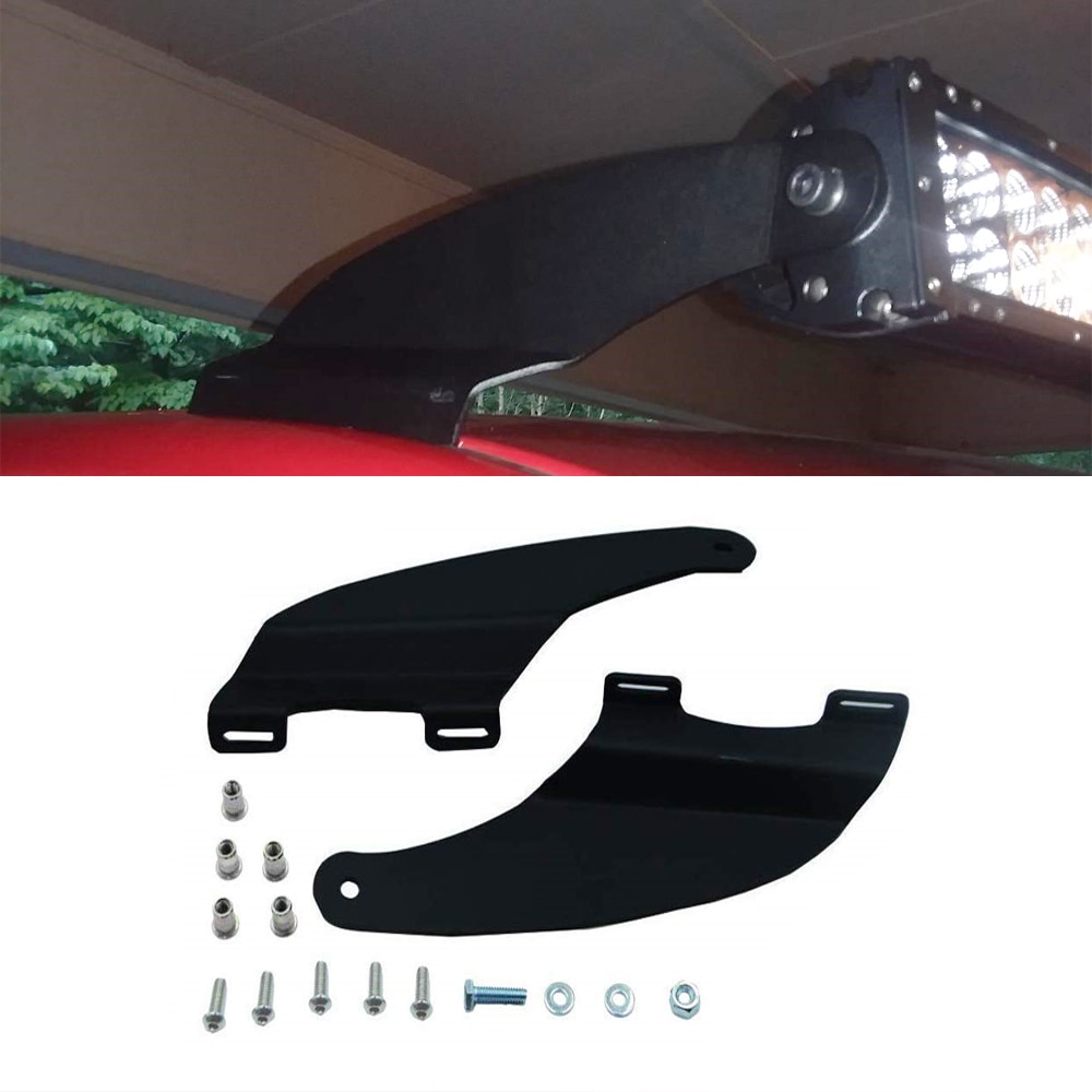Upper Roof Mounting Brackets Kits For 52 inches Curved Light Bar Fit Dodge Ram 1500 2500 3500