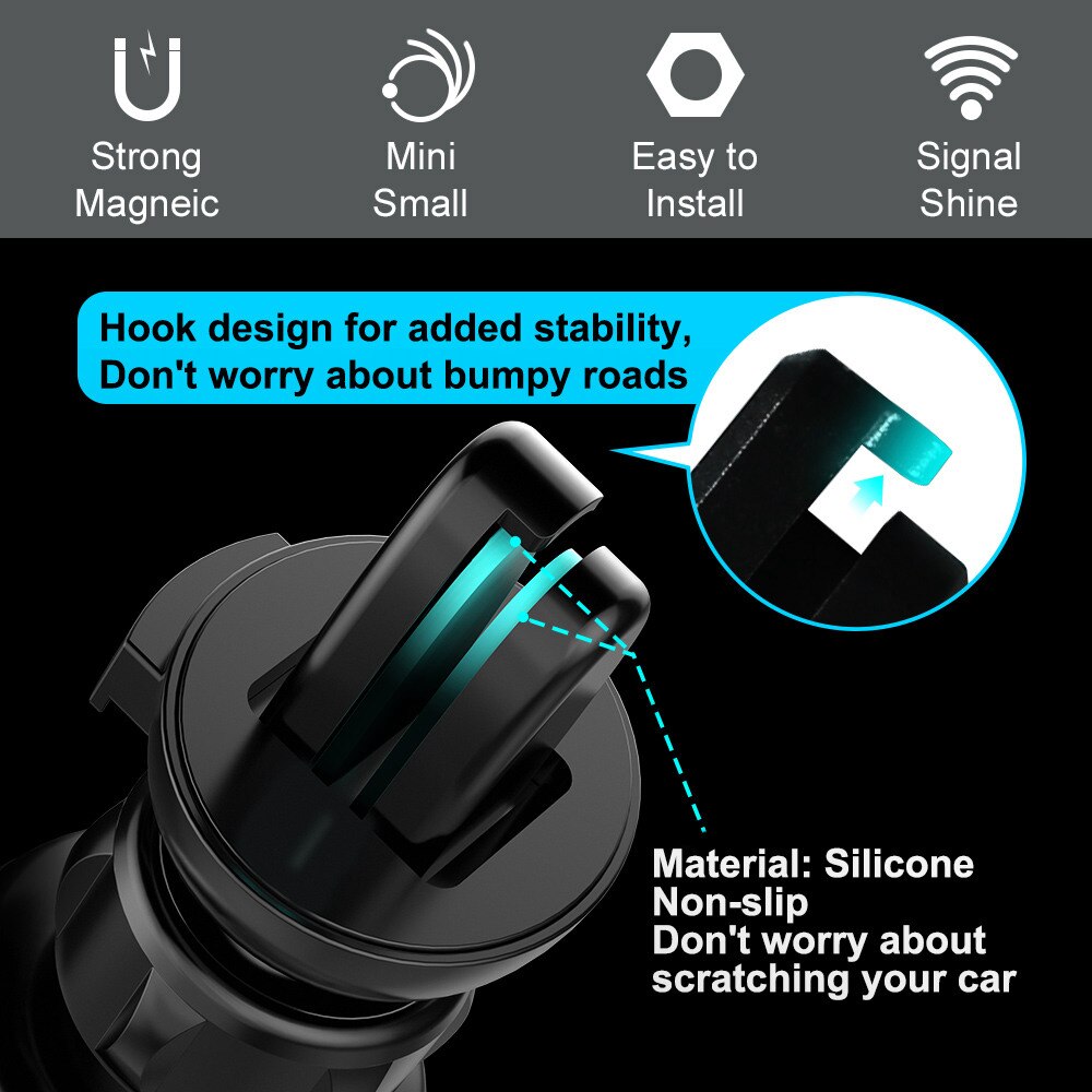 Floveme Universele Sterke Magnetische Auto Telefoon Houder Voor Telefoon In Auto Stand Voor Auto Air Vent Mount Auto Houder Voor iphone 11 7 8 Xr