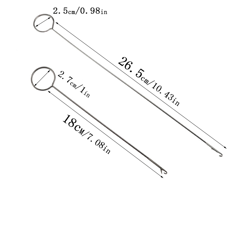 1 PC Metalen Naaien Loop Turner Haak Klink Voor Draaien Stof Buizen Bandjes Riemen Strip voor Thuis Naaien Gereedschap