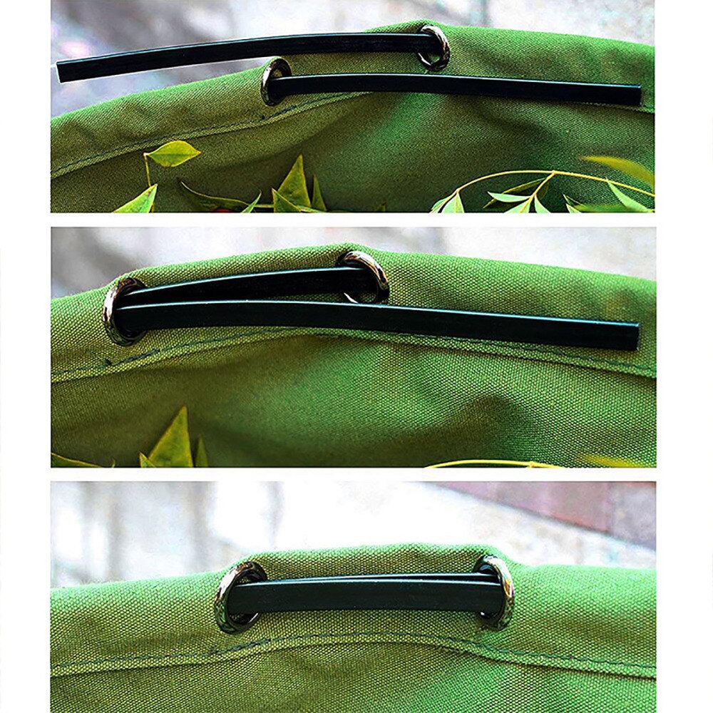 Sac de feuilles mortes, outils de jardinage, pochettes agricoles et forestières, préservation des feuilles, panier poubelle en toile, jardinières durables