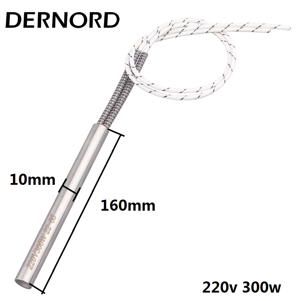 DERNORD 220v 300w Spark Plug Ignition Pellet 10*100mm/155mm/160mm/170mm/180m Stove Cartridge Igniter Heating Element: WHITE