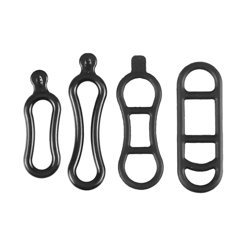 Fahrrad Silikon halterung Band Fahrrad Scheinwerfer Rück leuchte Lenker LED Taschenlampe halter Teile installieren elastische Licht riemen Zubehör: green